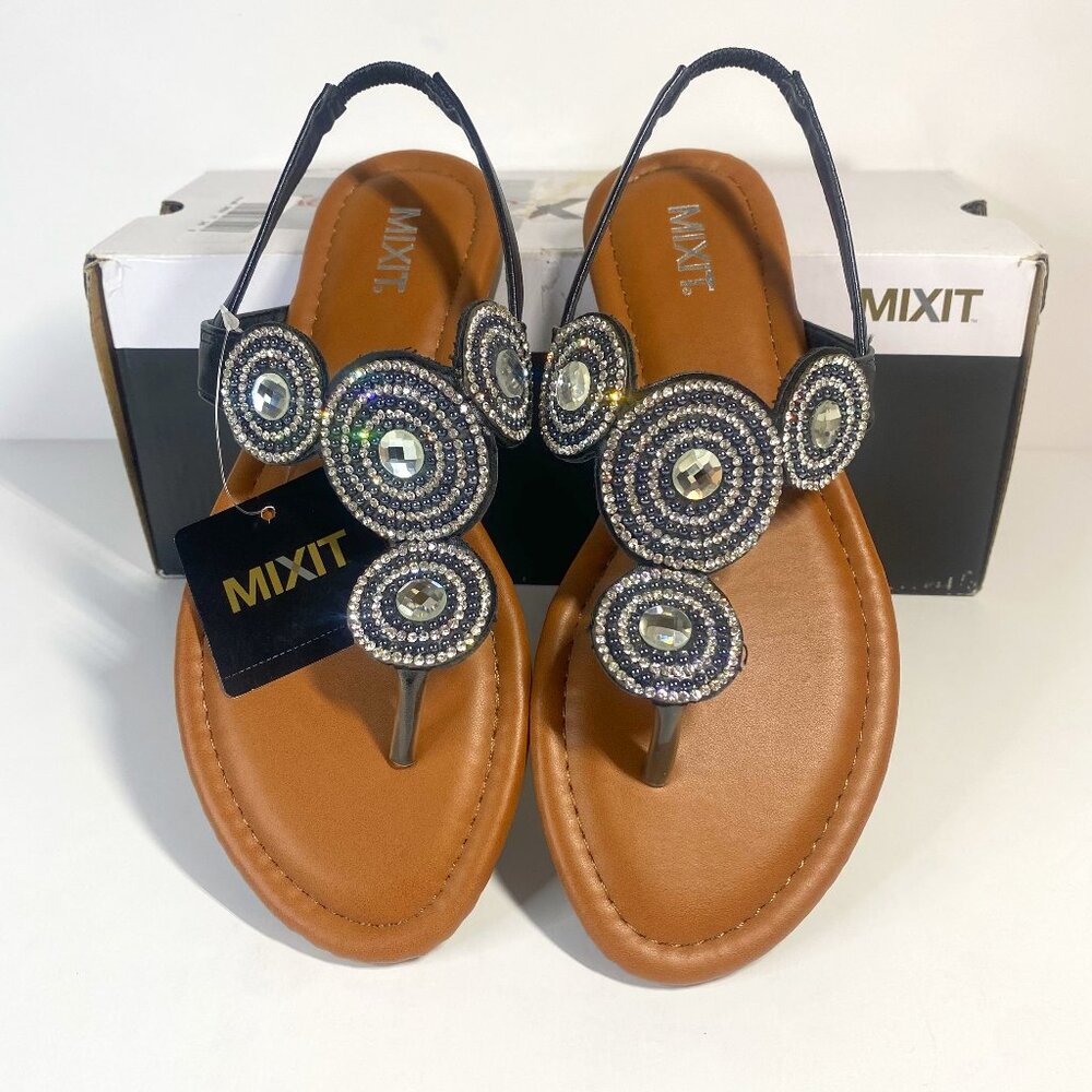 MIXIT Women's Foula Flat Sandals - Size 6 #0024